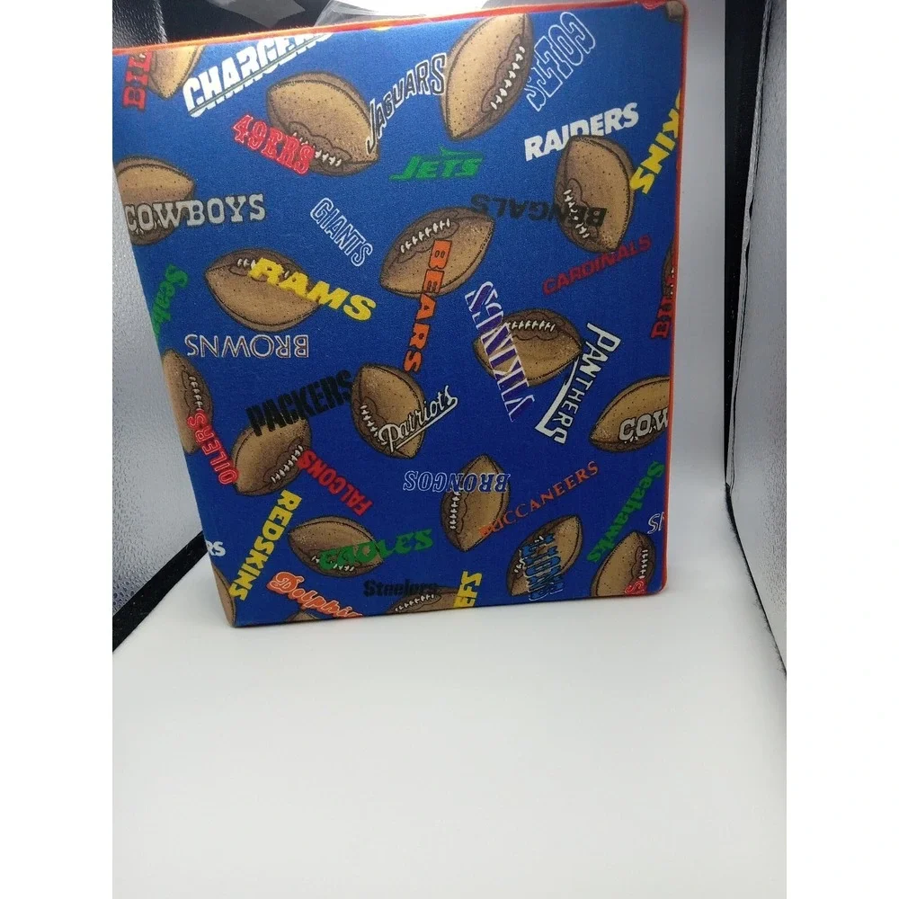 football card album binder 2.5 Inch Binder Fabric Over It. Hold Cards Or School